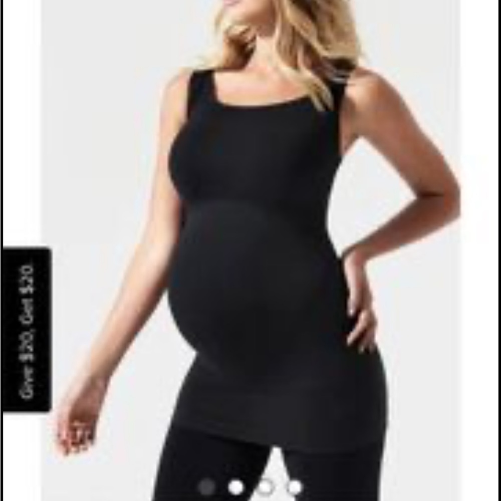 Blanqi black maternity tank